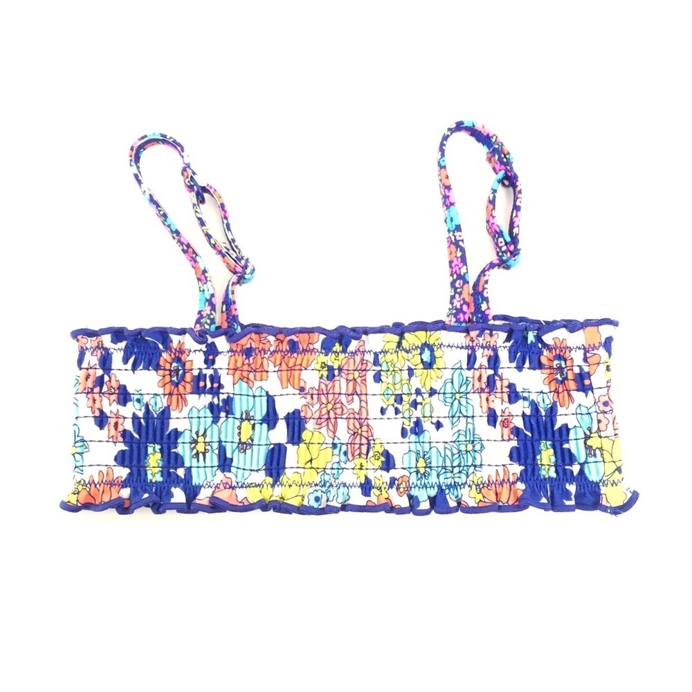 Tucker + Tate Swim Kids Ruched Bandeau Bikini Top